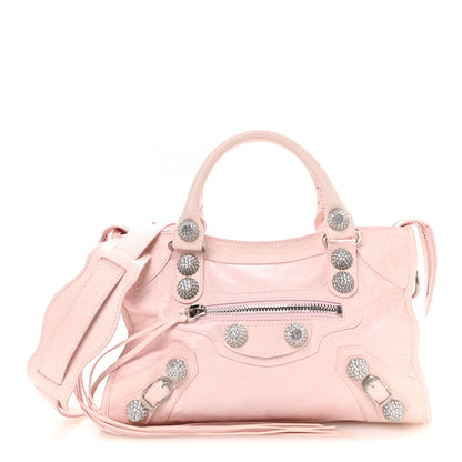 Balenciaga Agneau Arena Giant Rhinestone Hardware Small Le City Petal Pink 1 of 11