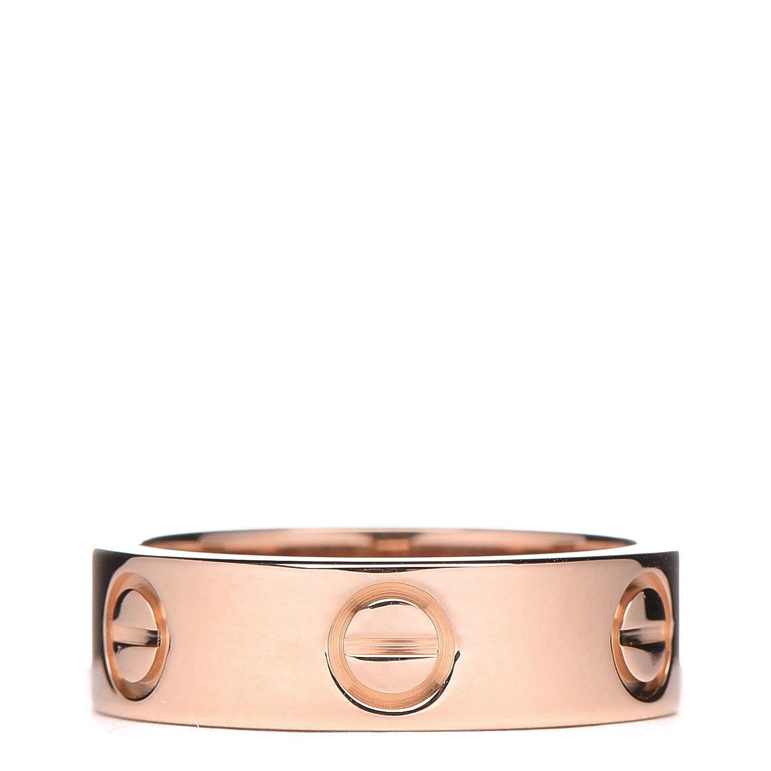 Cartier 18K Pink Gold 5.5mm LOVE Ring 50 5.25 3 of 4