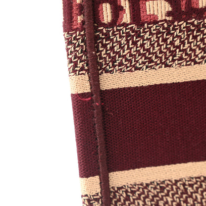 Christian Dior Oblique Large Book Tote Burgundy Multicolor 12 of 13