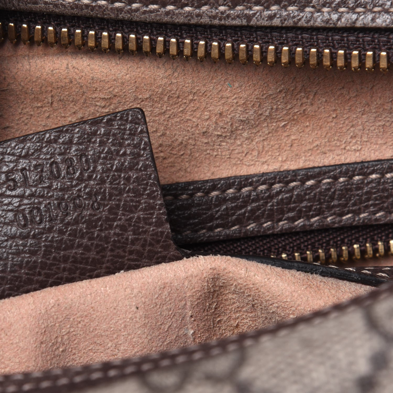 Gucci GG Supreme Monogram Web Small Ophidia Shoulder Bag Brown 7 of 21