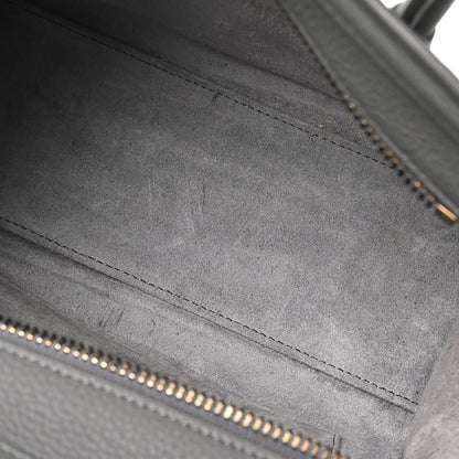 Celine Baby Drummed Calfskin Nano Luggage Kohl 5 of 10