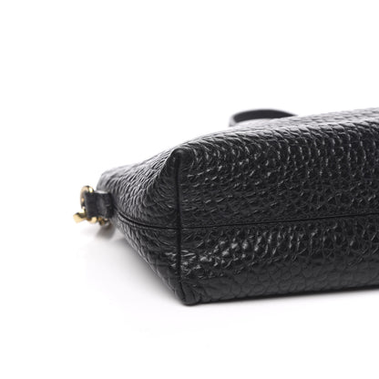 Burberry Signature Grain Calfskin Small Chichester Crossbody Clutch Bag Black 8 of 11