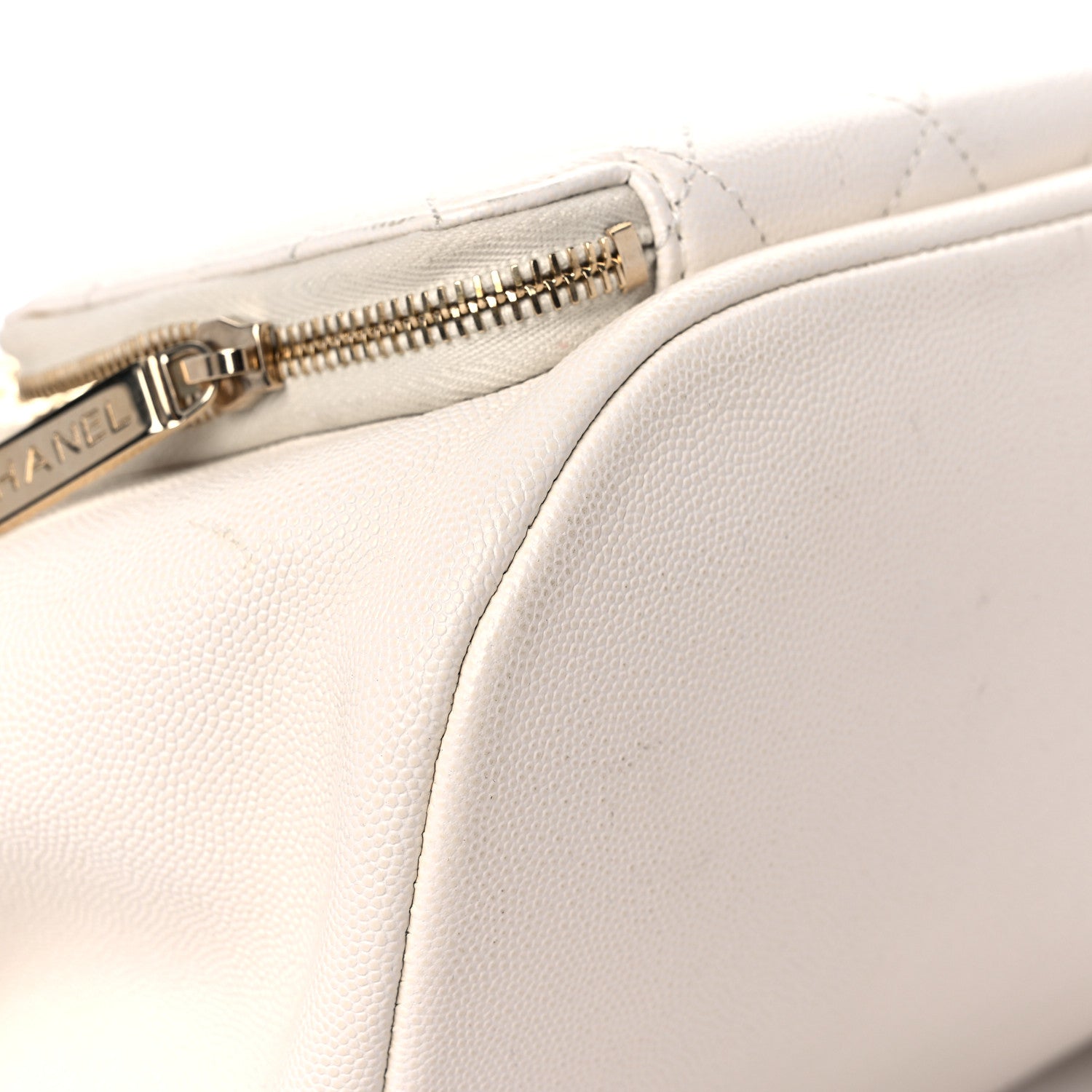 Chanel Caviar Quilted Business Affinity Backpack White 8 of 17