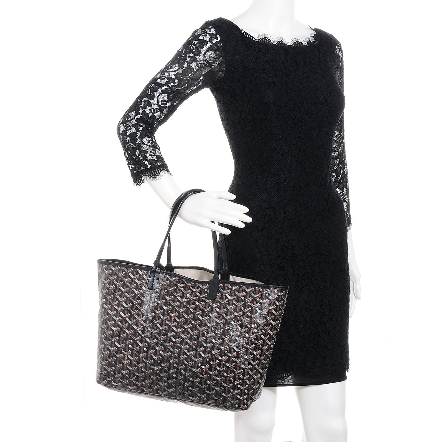 Goyard Goyardine Saint Louis PM Black 2 of 7