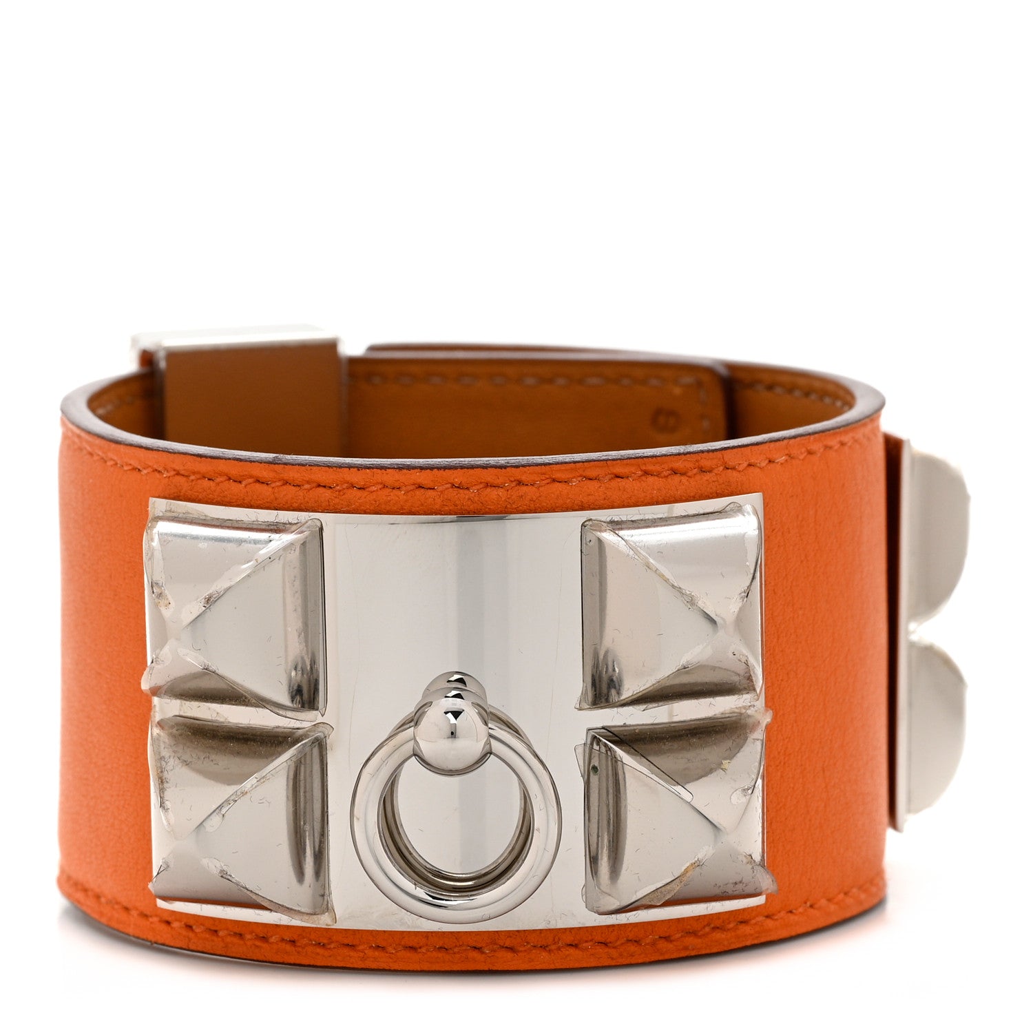 Hermes Swift Collier de Chien CDC Bracelet S Orange 1 of 6