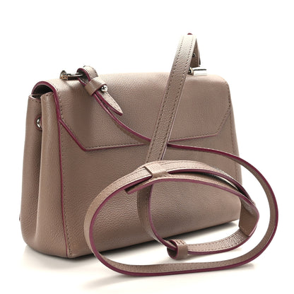 Louis Vuitton Soft Calfskin Lockme II Top Handle Taupe Glace 3 of 9