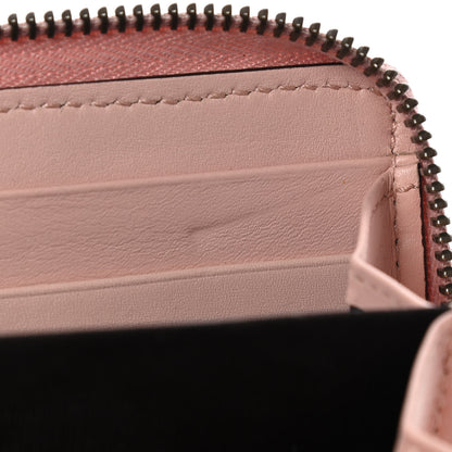 Gucci Calfskin Matelasse GucciGhost GG Marmont Zip Around Wallet Perfect Pink Rosa Ivory 8 of 9