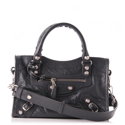 Balenciaga Agneau Giant 12 Silver Hardware Mini City Gris Fossile 1 of 10