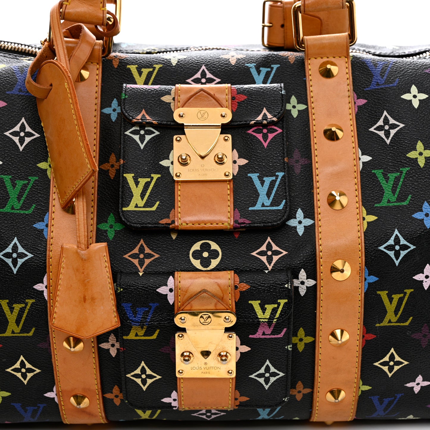 Monogram Multicolor Keepall 45 Black