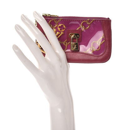 Louis Vuitton Monogram Charms Key Pouch Fuchsia 2 of 7
