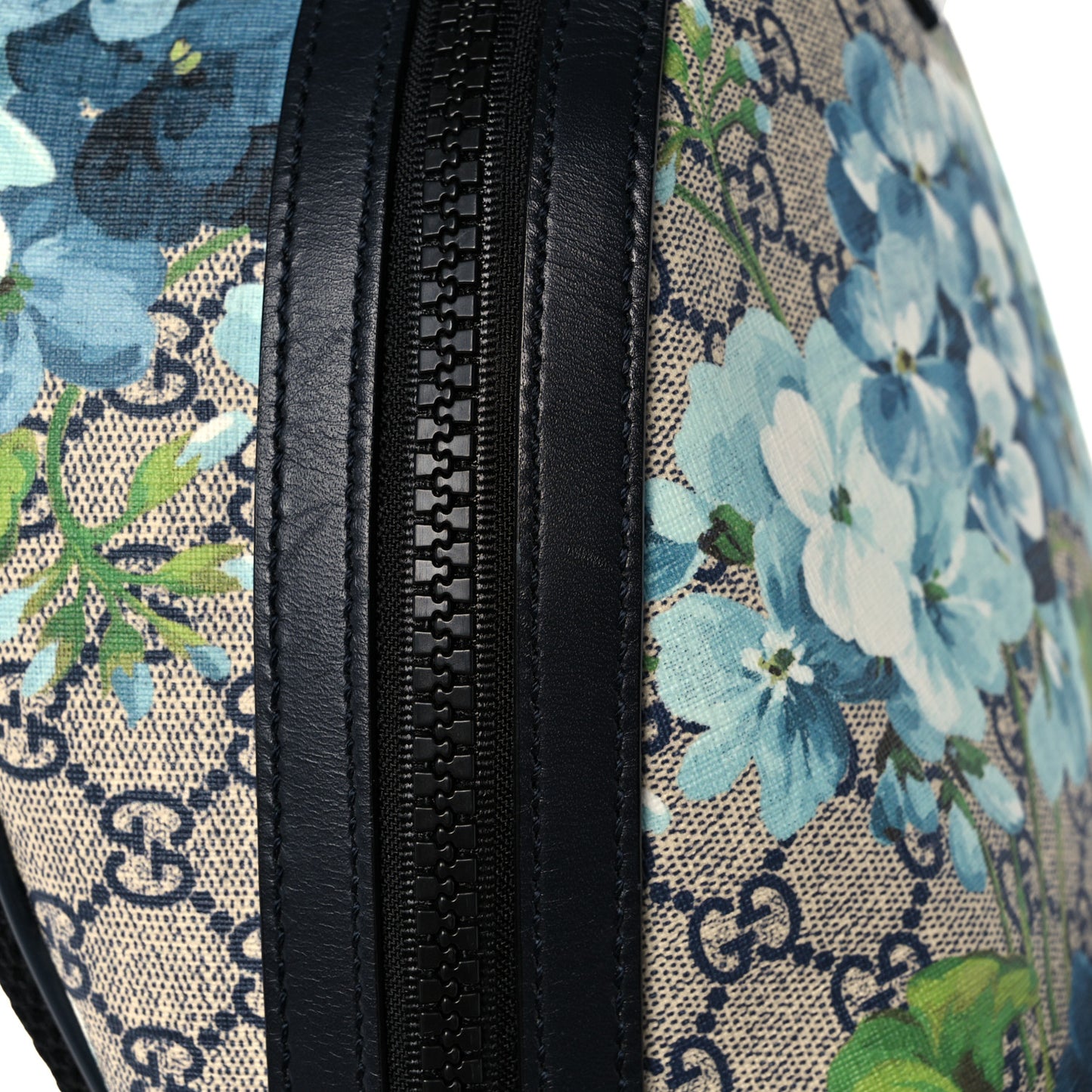 GG Supreme Blooms Monogram Medium Day Backpack Blue