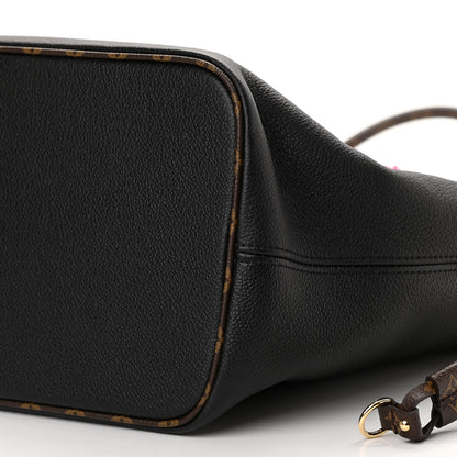 Louis Vuitton Calfskin Monogram Teddy Neverfull MM Black 11 of 11