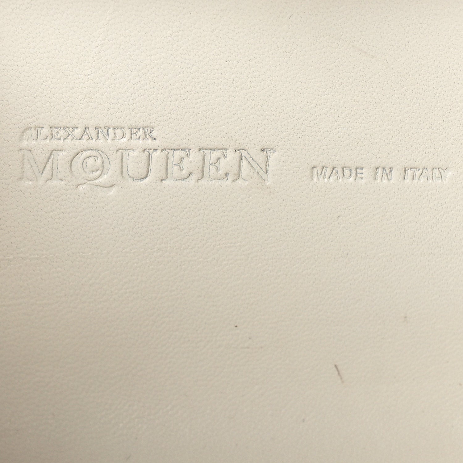 Alexander McQueen Nappa Studded Crochet Skull Box Clutch Ivory 6 of 10