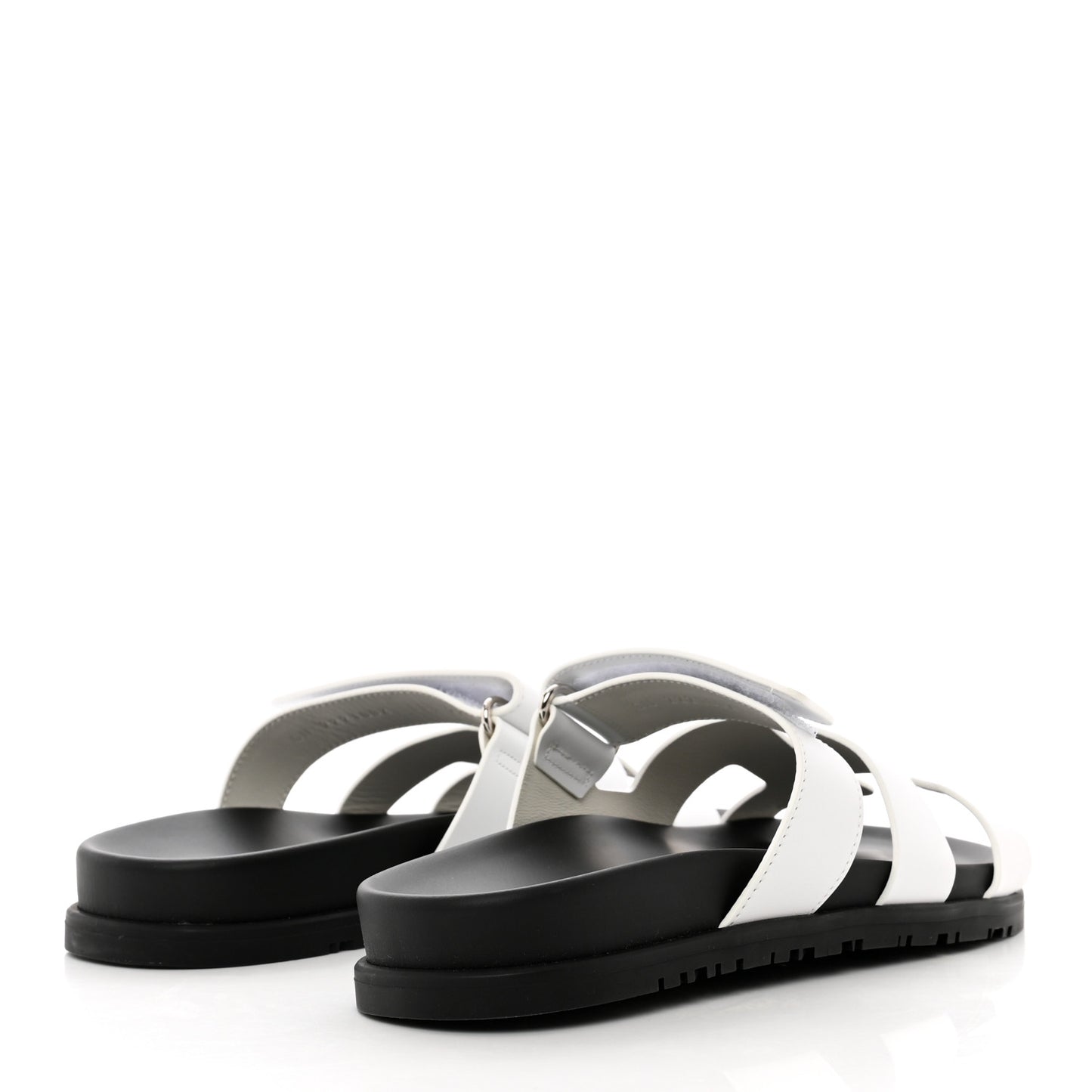 Calfskin Womens Chypre Sandals 38.5 White