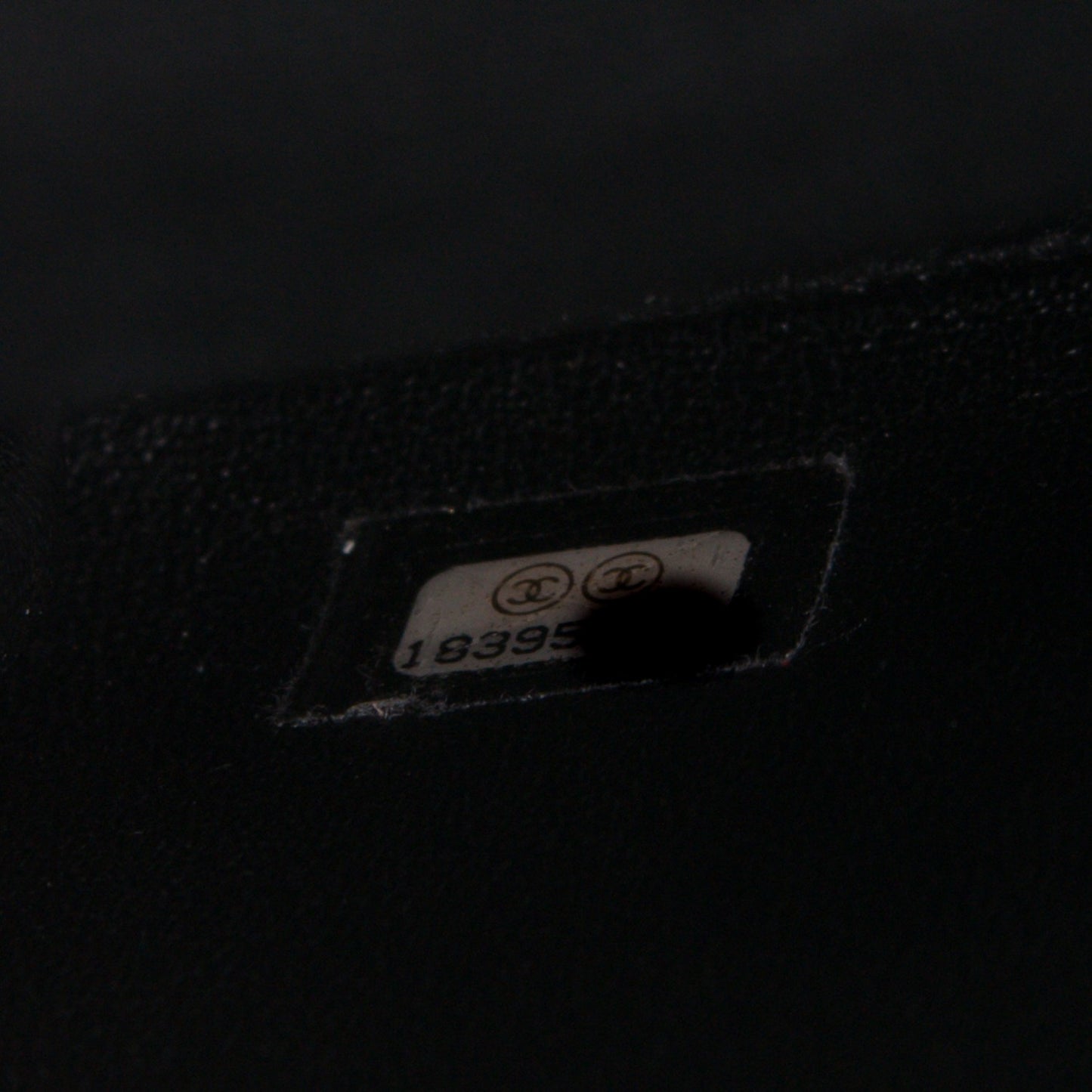 Caviar Quilted Clutch With Chain Flap Black