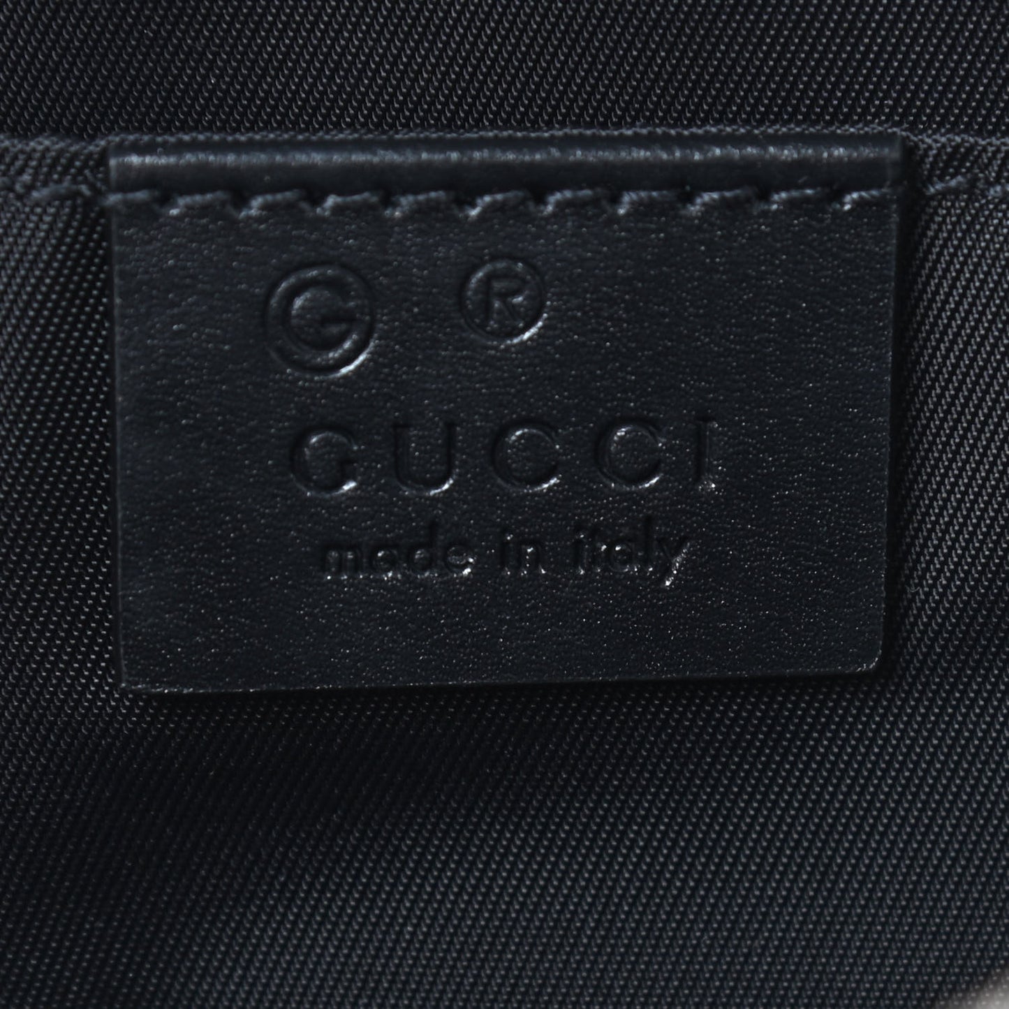 Canvas Web Slim Belt Bag Black