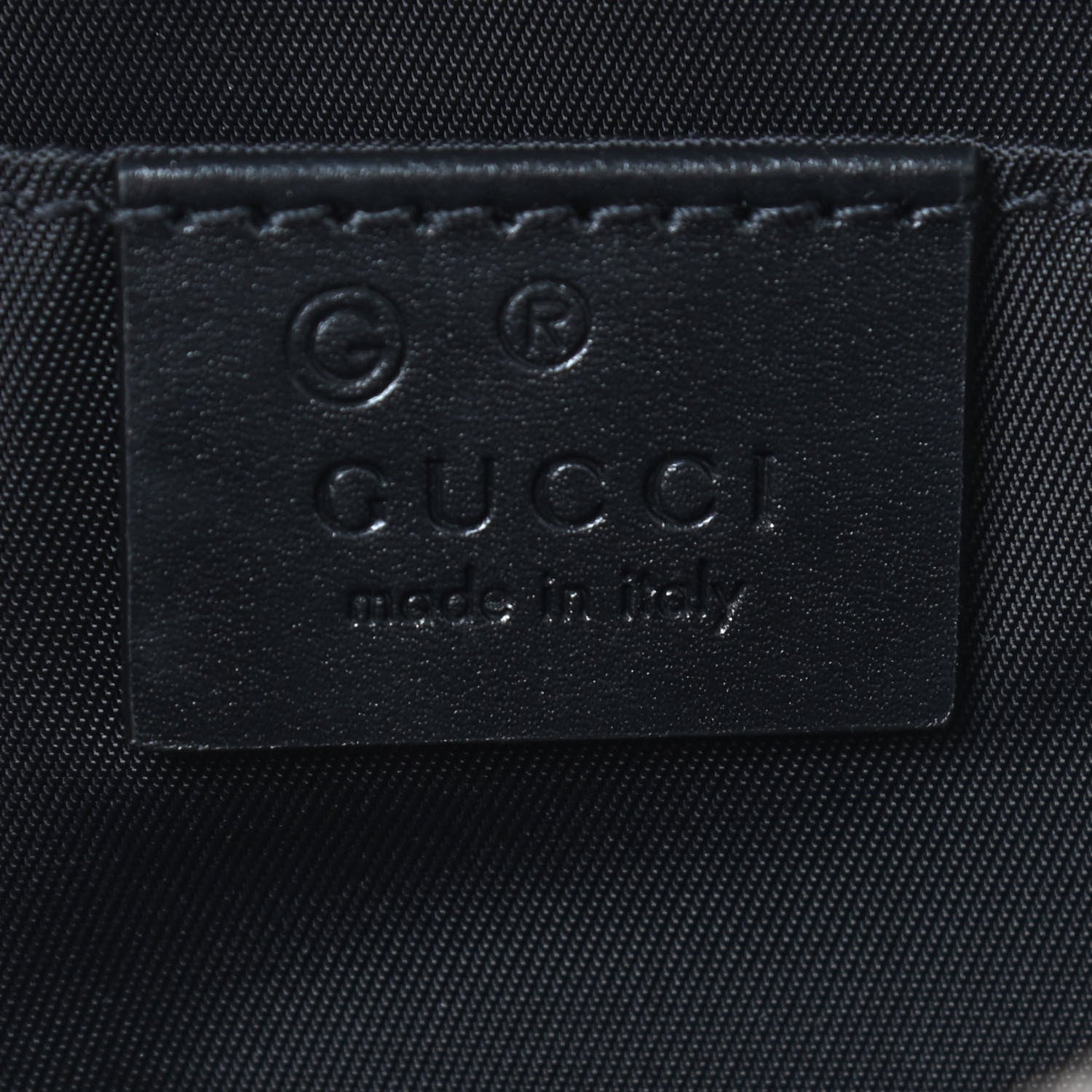 Gucci Canvas Web Slim Belt Bag Black 6 of 9