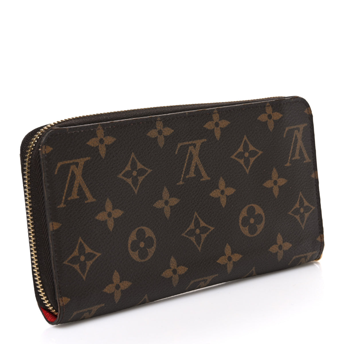 Monogram Zippy Wallet Coquelicot
