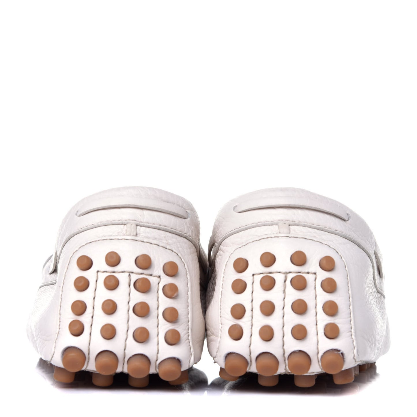 Calfskin Womens Loafers 41 White