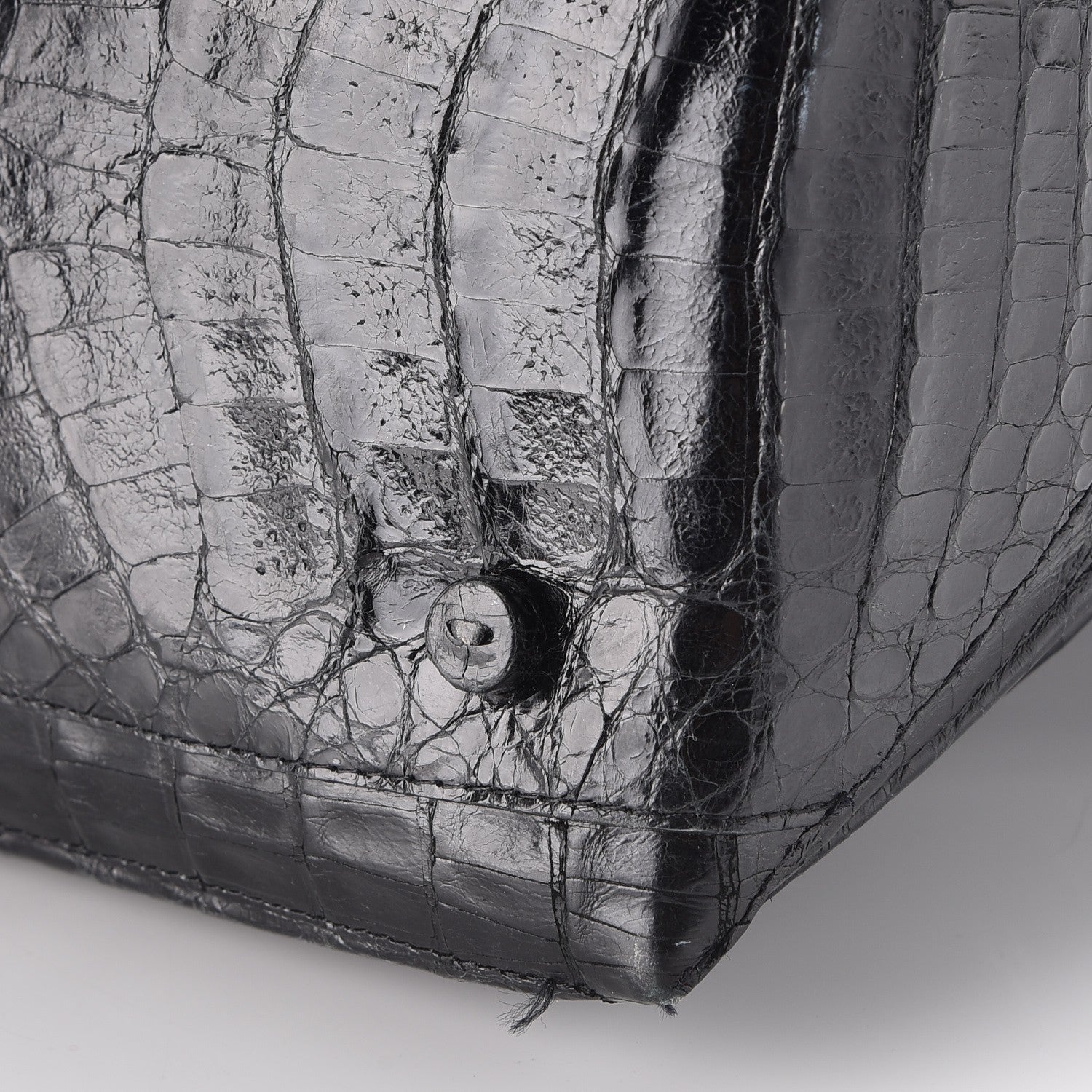 Nancy Gonzalez Crocodile Top Handle Tote Black 22 of 25