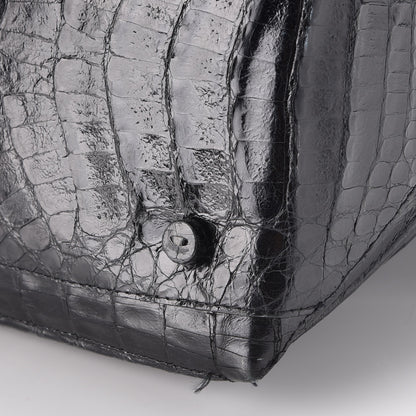 Nancy Gonzalez Crocodile Top Handle Tote Black 22 of 25