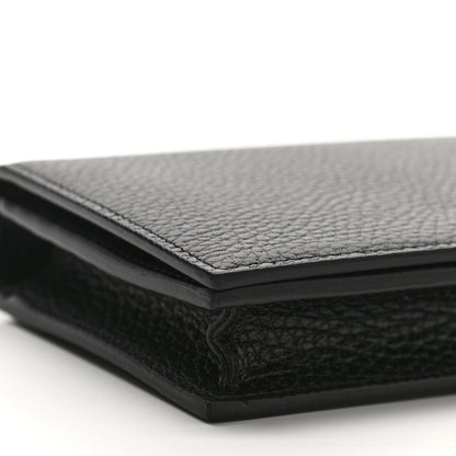 Gucci Dollar Calfskin Medium Betty Chain Wallet Black 9 of 11