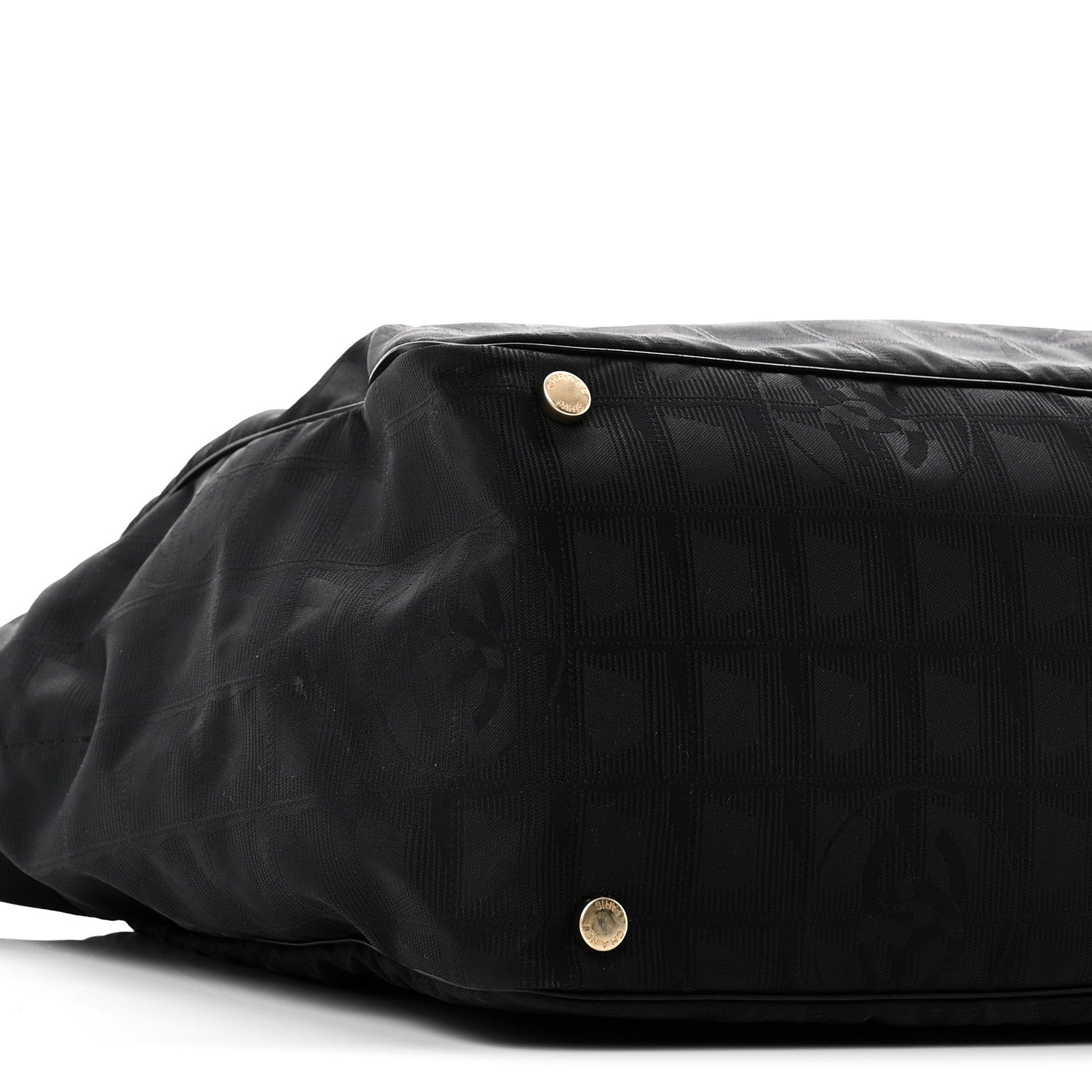 Chanel Nylon Large Travel Tote Black 9 of 10
