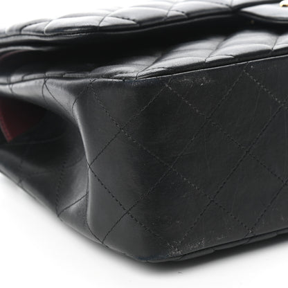 Chanel Lambskin Quilted Jumbo Double Flap Black 6 of 10
