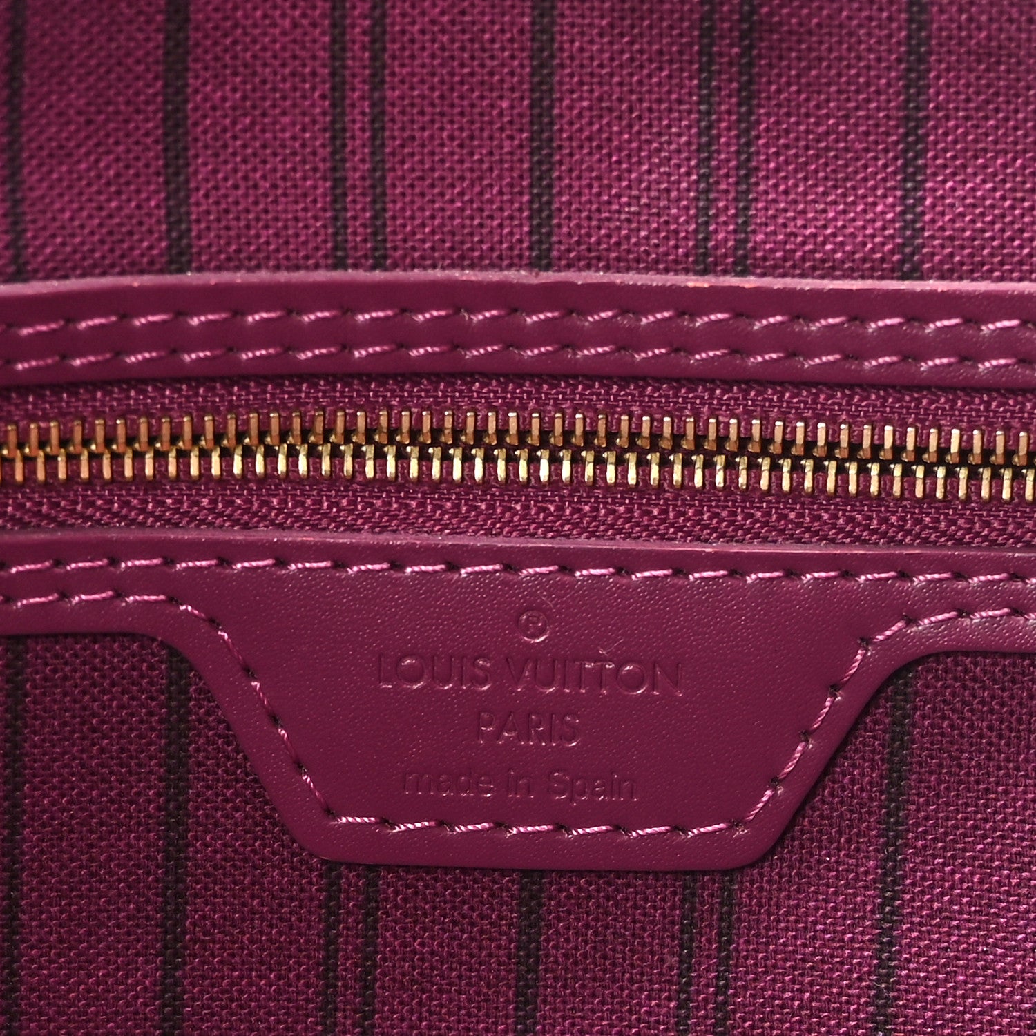 Louis Vuitton Monogram Totem Neverfull MM Magenta 6 of 10