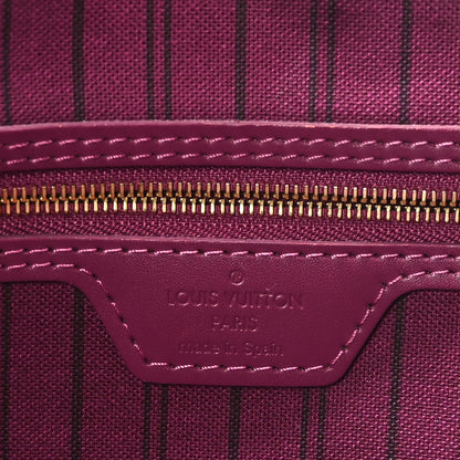 Louis Vuitton Monogram Totem Neverfull MM Magenta 6 of 10