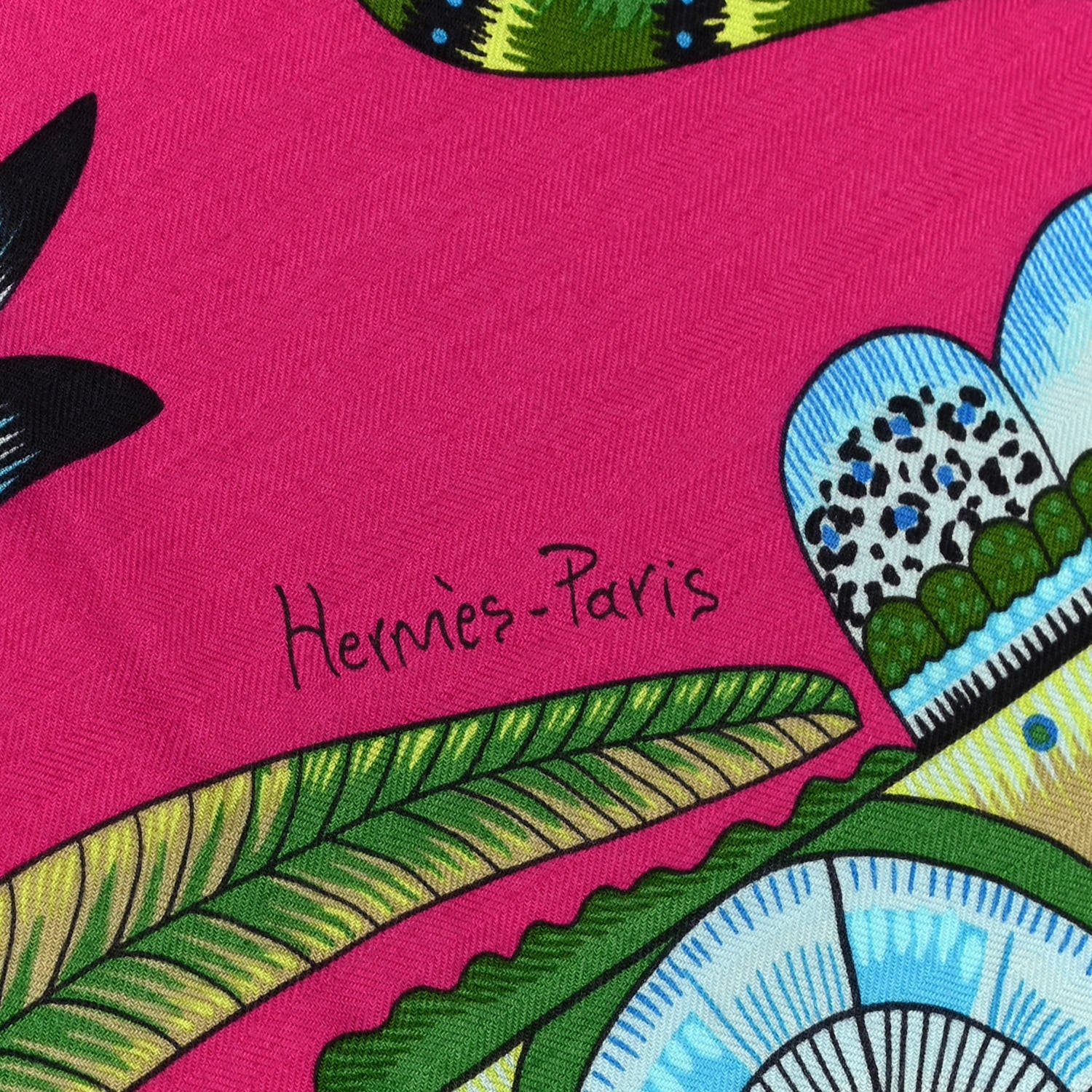Hermes Cashmere Silk The Savana Dance Shawl 140 2 of 5