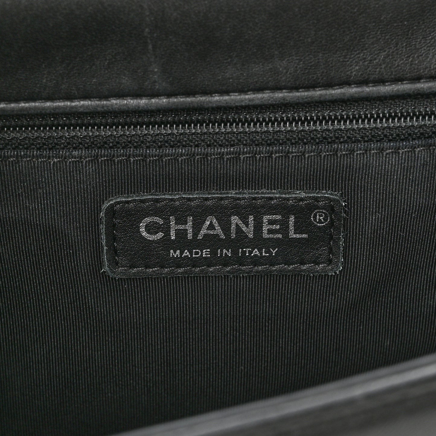 Lambskin Quilted New Medium Boy Flap Black