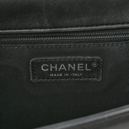 Chanel Lambskin Quilted New Medium Boy Flap Black 6 of 10