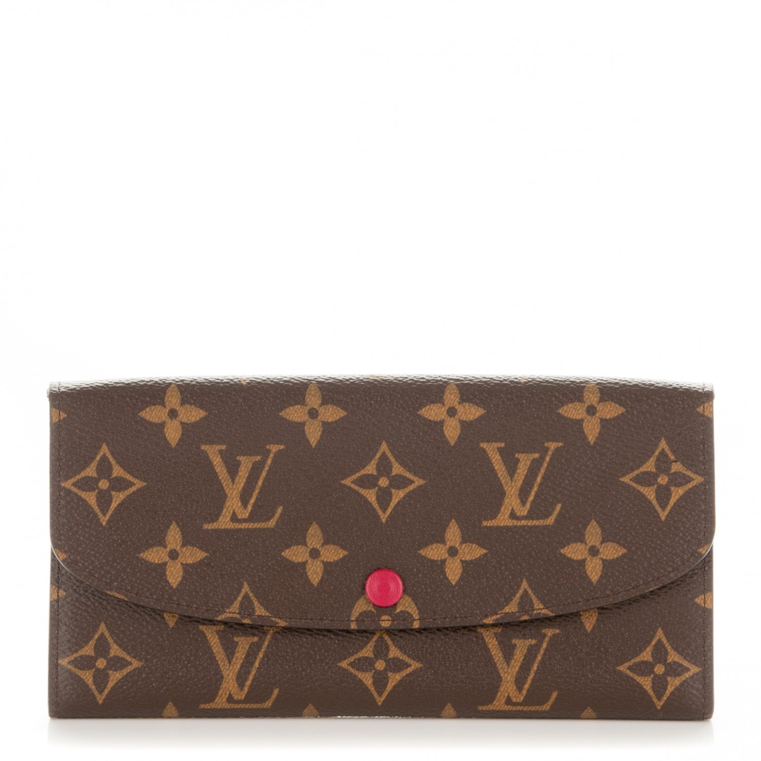 Louis Vuitton Monogram Emilie Wallet Fuchsia 1 of 6