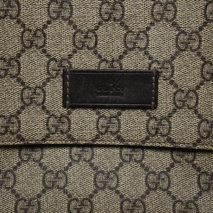 Gucci GG Plus Monogram Messenger Diaper Bag Dark Brown 6 of 16