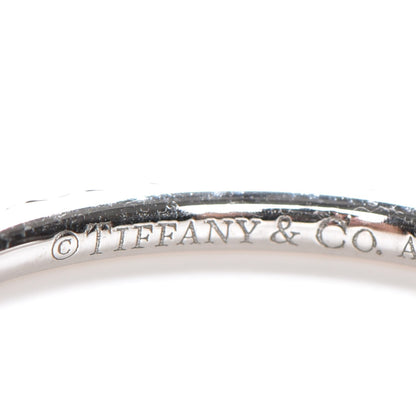 Tiffany 18K White Gold Diamond Metro Ring 7.5 5 of 7