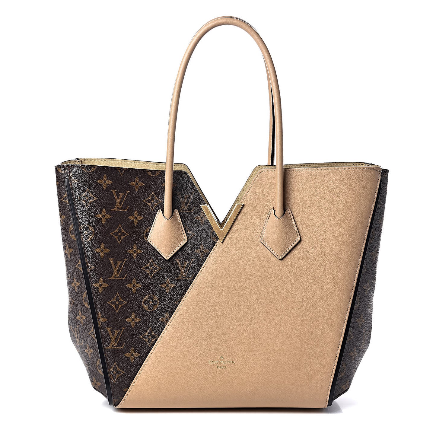 Calfskin Monogram Kimono Tote Dune