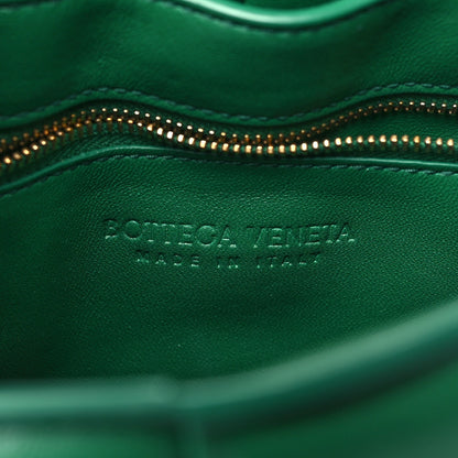 Bottega Veneta Lambskin Maxi Intreccio Padded Chain Cassette Crossbody Bag Racing Green 6 of 10