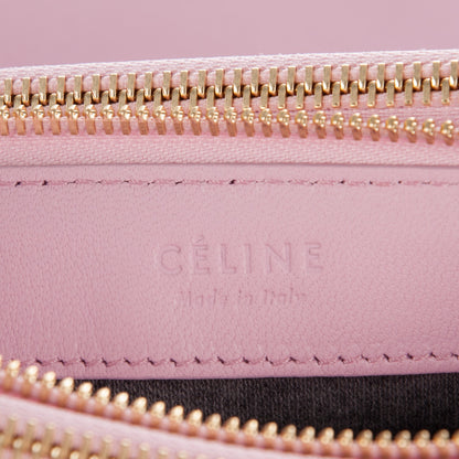 Celine Lambskin Large Trio Crossbody Bag Pink 6 of 7