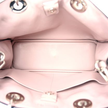 Christian Dior Smooth Calfskin Medium Diorissimo Tote Bleu Nosy Rose Tendre 6 of 12