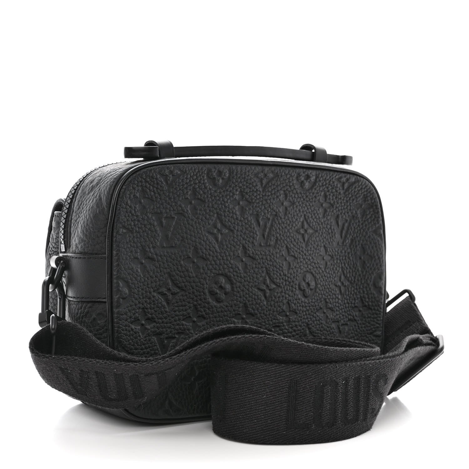 Louis Vuitton Taurillon Monogram S Lock Messenger Black 3 of 10