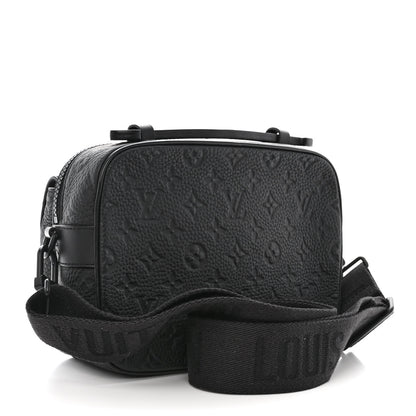Louis Vuitton Taurillon Monogram S Lock Messenger Black 3 of 10