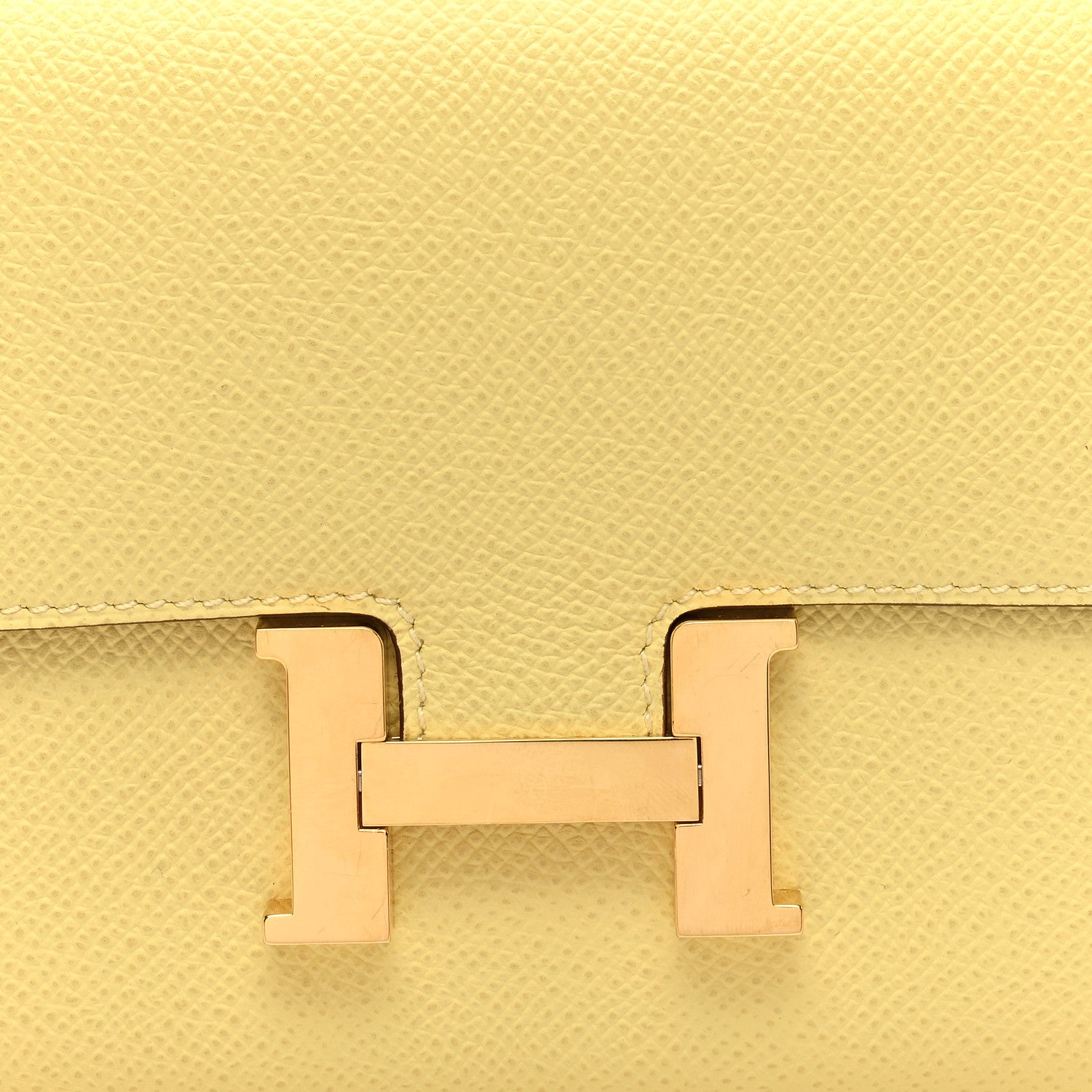 Hermes Epsom Constance Long Wallet To Go Wallet Jaune Poussin 7 of 10