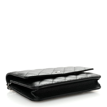 Chanel Caviar Quilted Wallet on Chain WOC Black 4 of 11