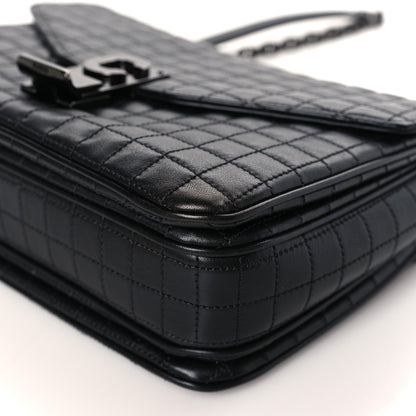 Celine Calfskin Quilted Medium C Bag Black 9 of 9