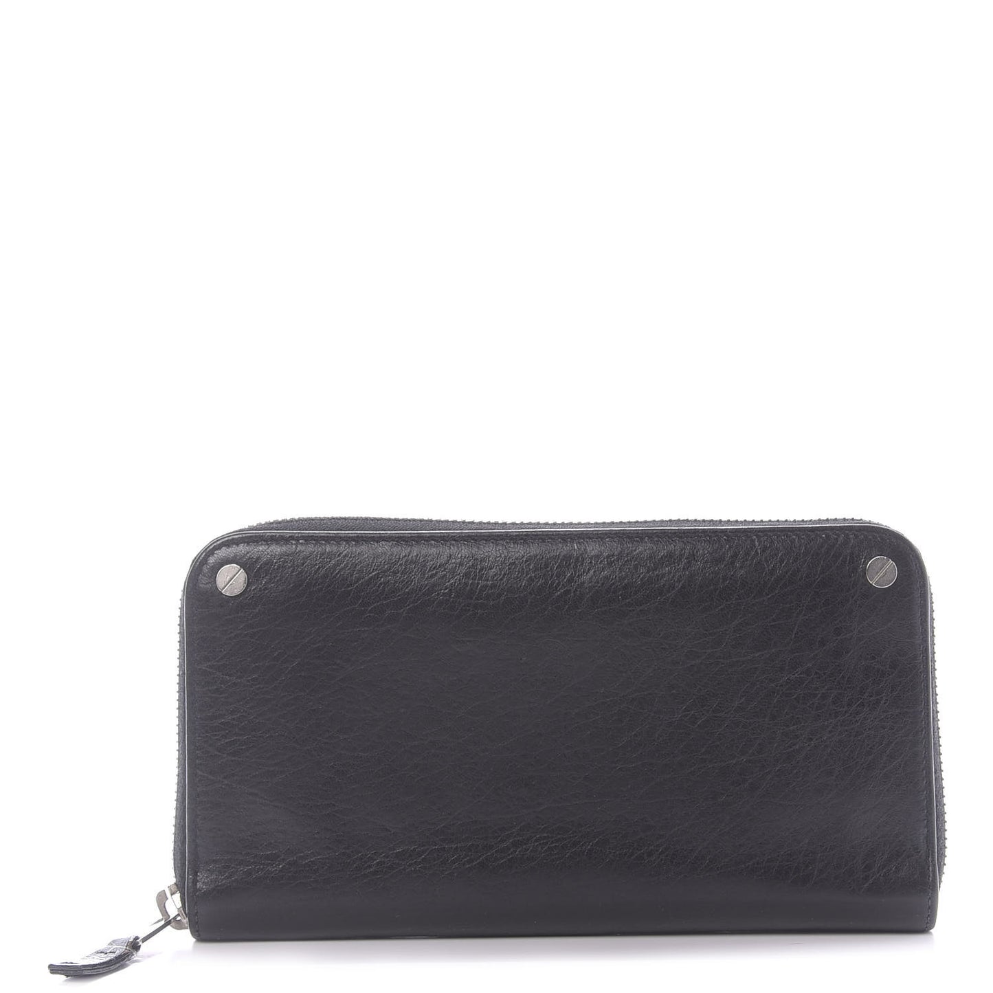 Agneau Arena Nappa Glover Classic Continental Zip Around Wallet Black