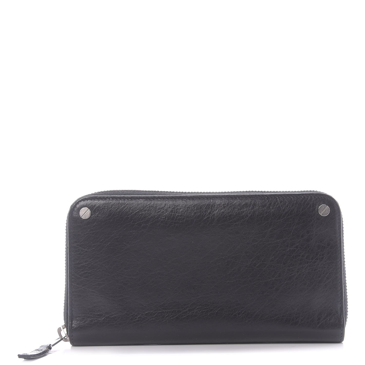 Balenciaga Agneau Arena Nappa Glover Classic Continental Zip Around Wallet Black 1 of 9