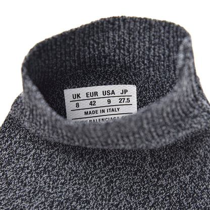 Balenciaga Chine Knit Bi-Color Sole Mens Speed Sneakers 42 Black White 7 of 7