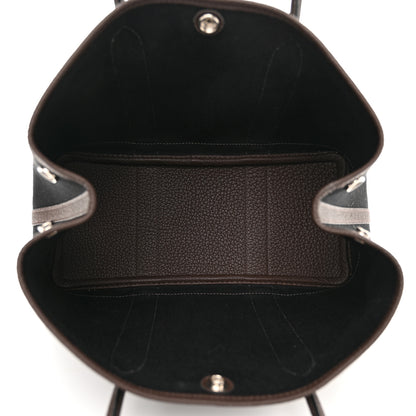 Hermes Toile Negonda Garden Party 30 TPM Black Chocolate 5 of 11