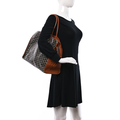 Goyard Goyardine Sac Hardy Pet Carrier PM Black Gold 2 of 10